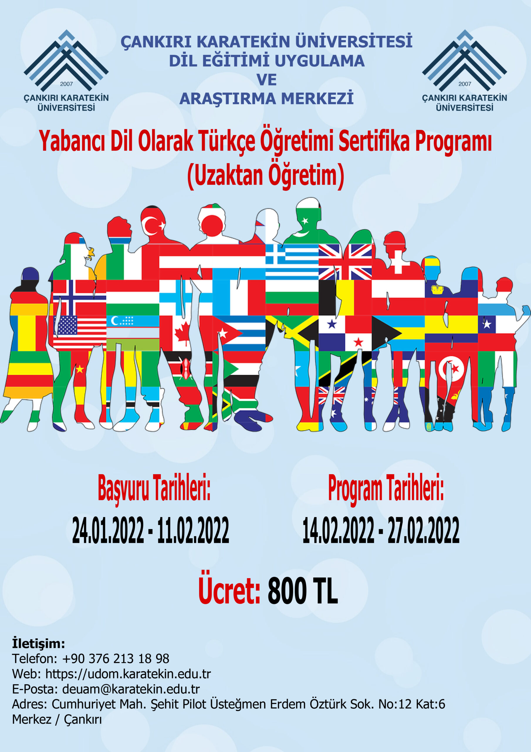 yabancı dil türkçe sertifika programı
