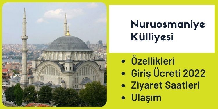 Nuruosmaniye Külliyesi (İstanbul) Özellikleri